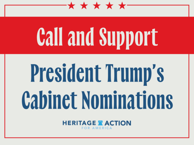 Trump Noms Petition Call and Support